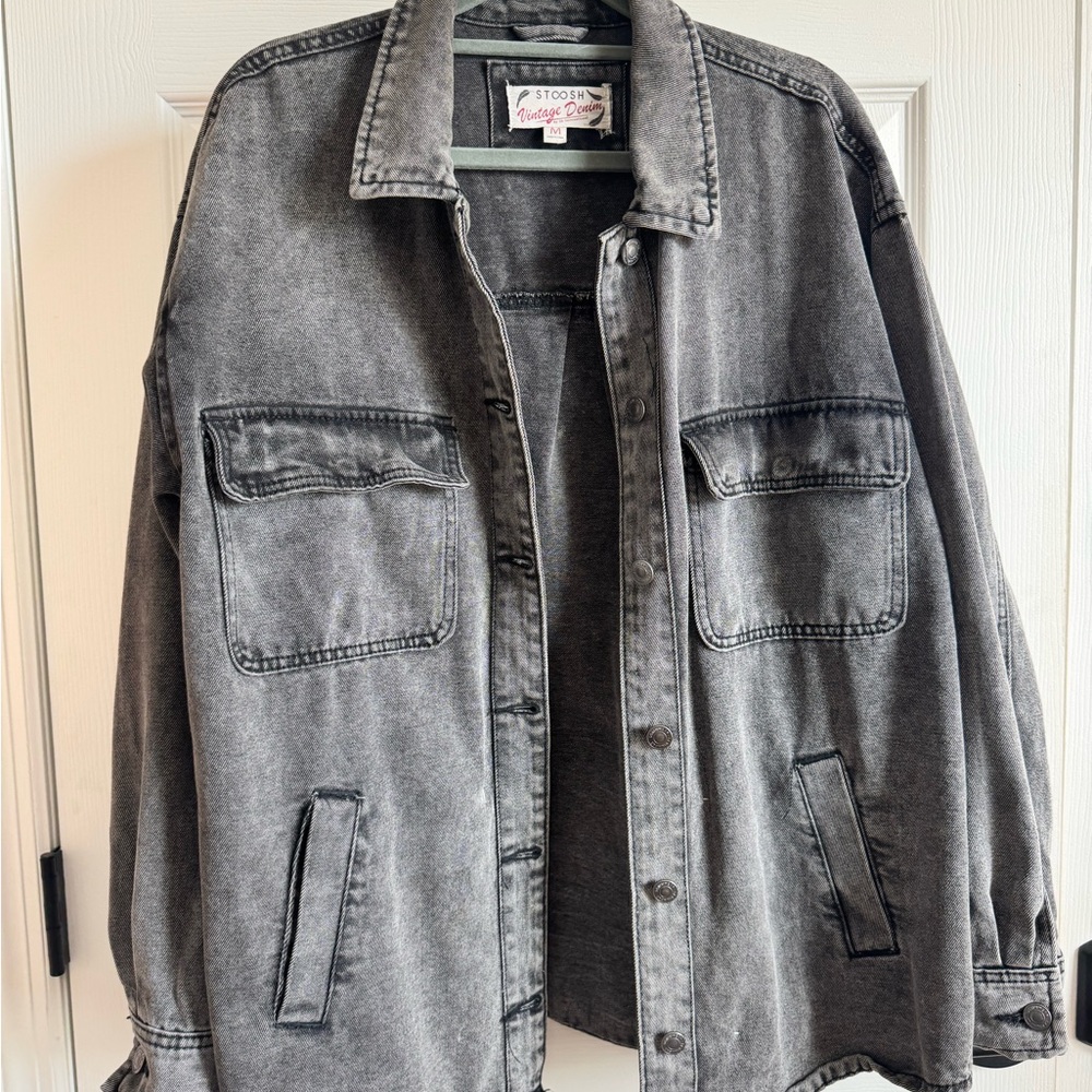 Gray Denim Jacket